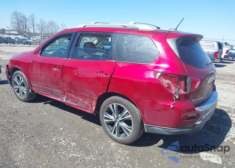 2018 Nissan Pathfinder Platinum from USA, damaged, VIN 5N1DR2MM5JC614716